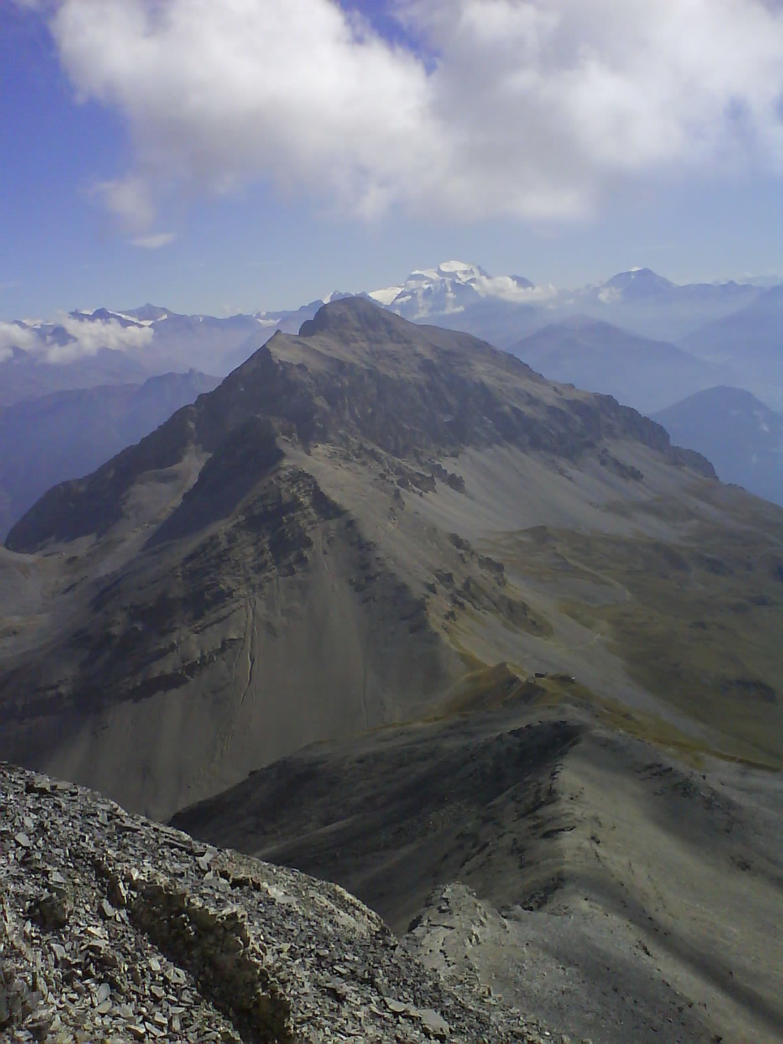 vue sur la partie nord du Petit et du Grand Chavalard