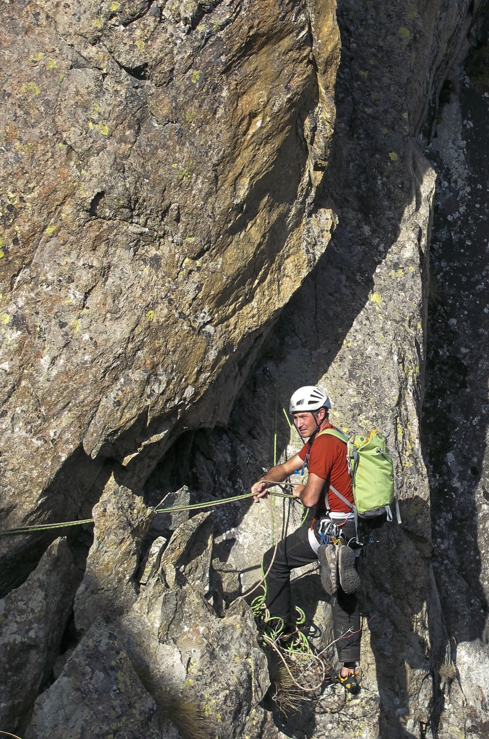 apres le couloir, départ de 6b
