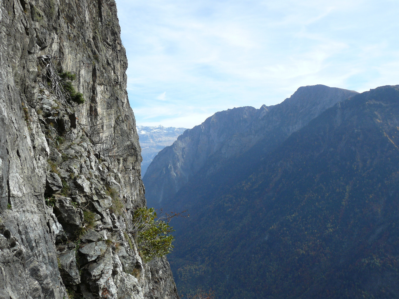 Les falaises de l'Oisan