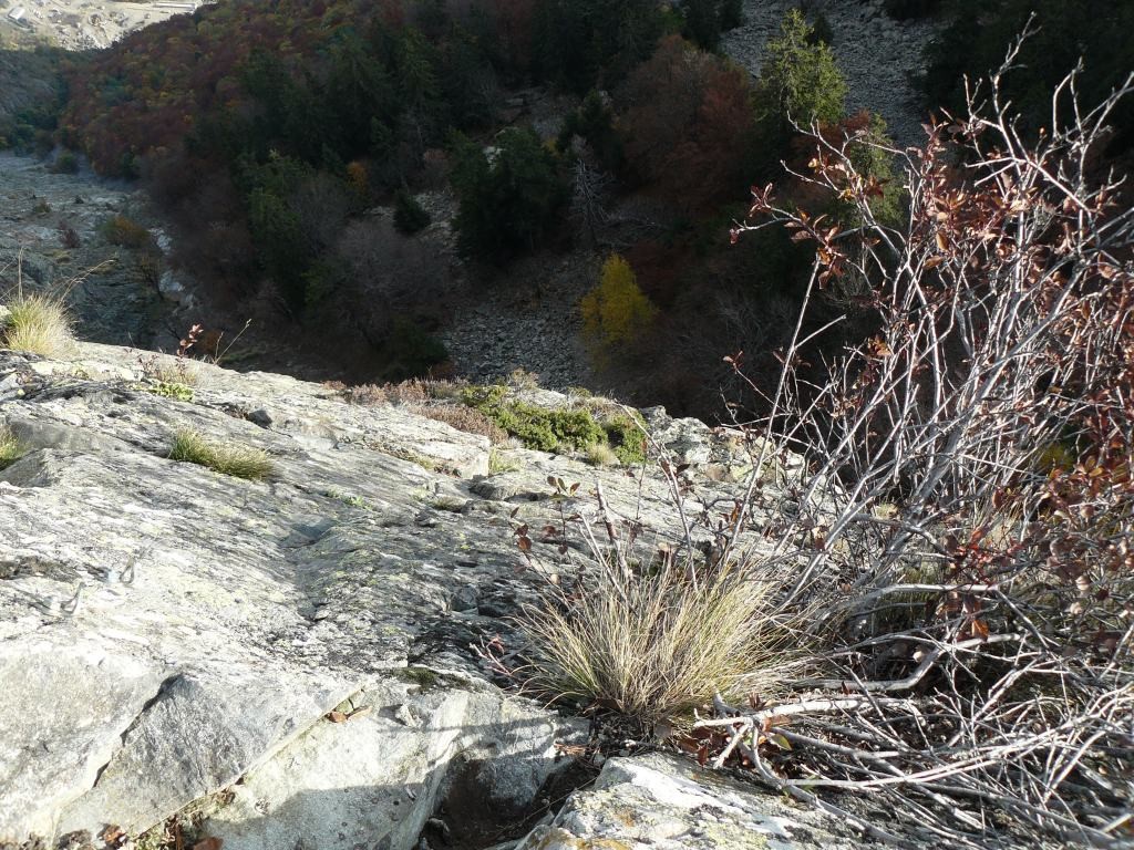 Sortie de la voie