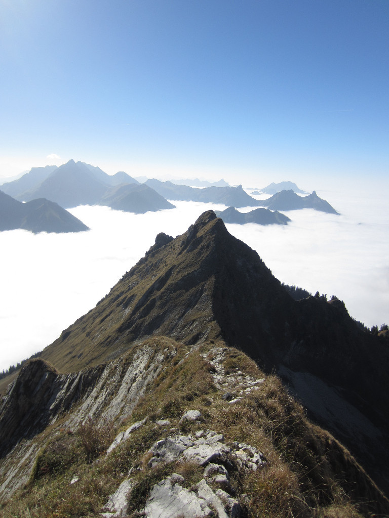 Vue sur le Vanil d'Orseire