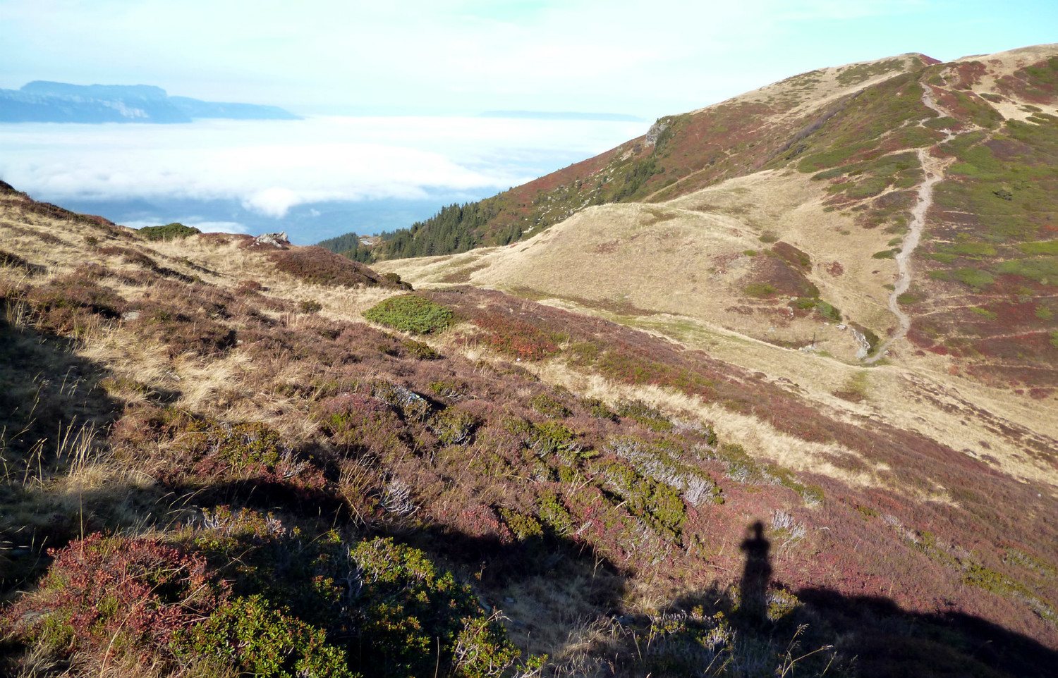 Grands Moulins: Col de la Perrière.