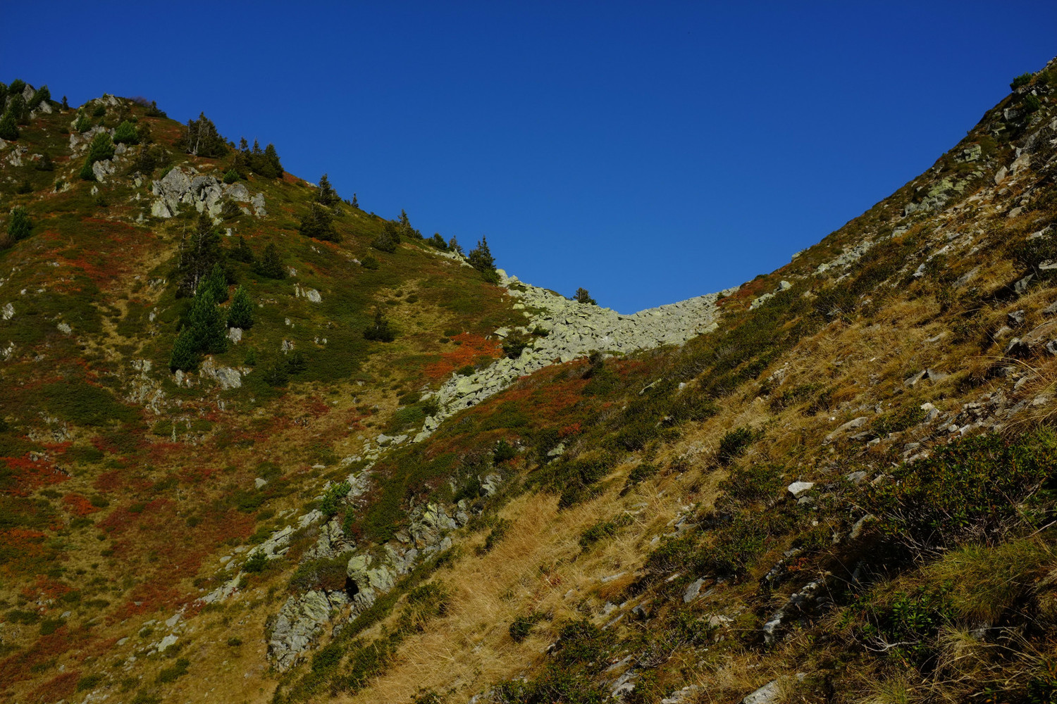 col du Golet, entre Petit et Grand Charnier