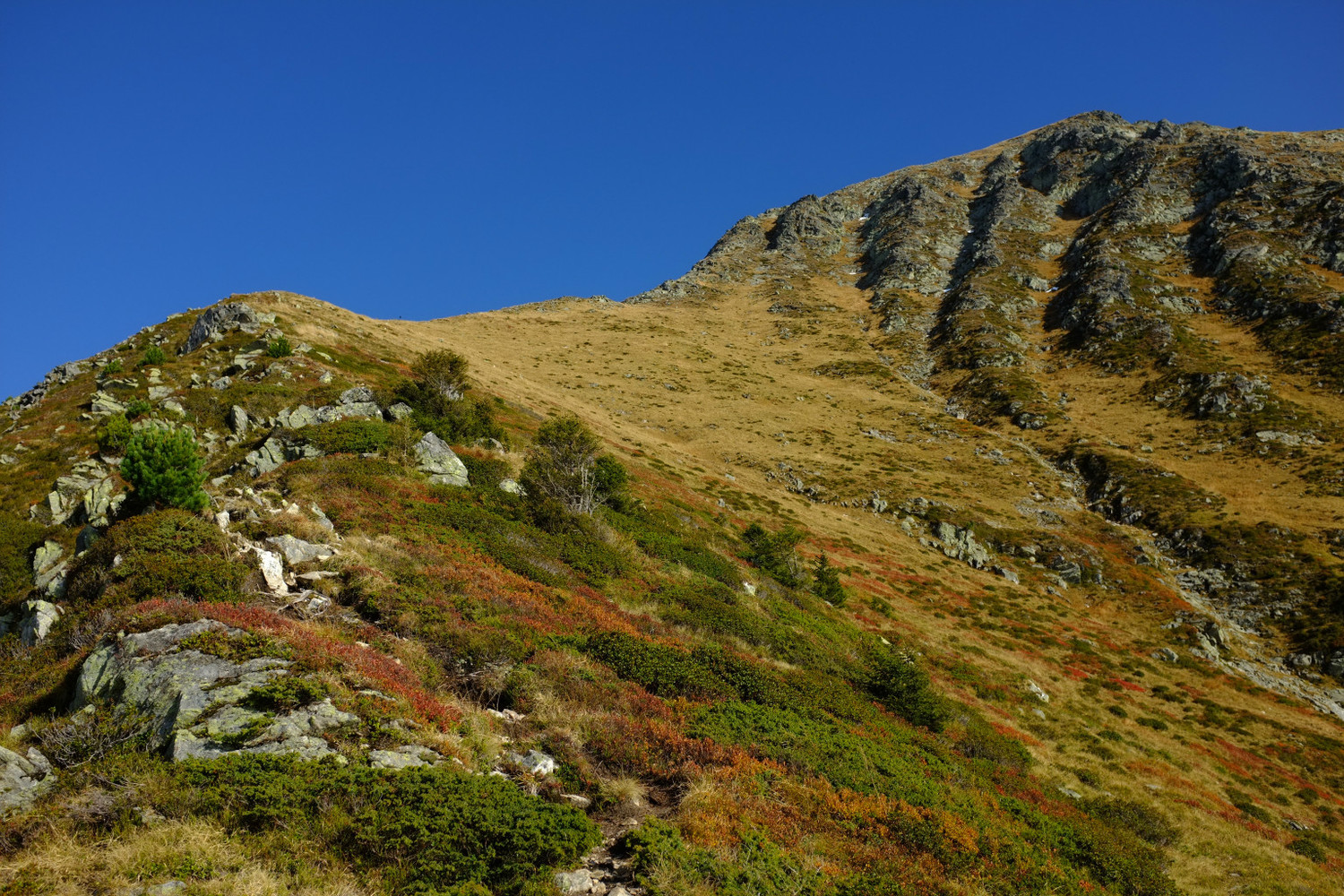 arête et couloirs du Grand Charnier