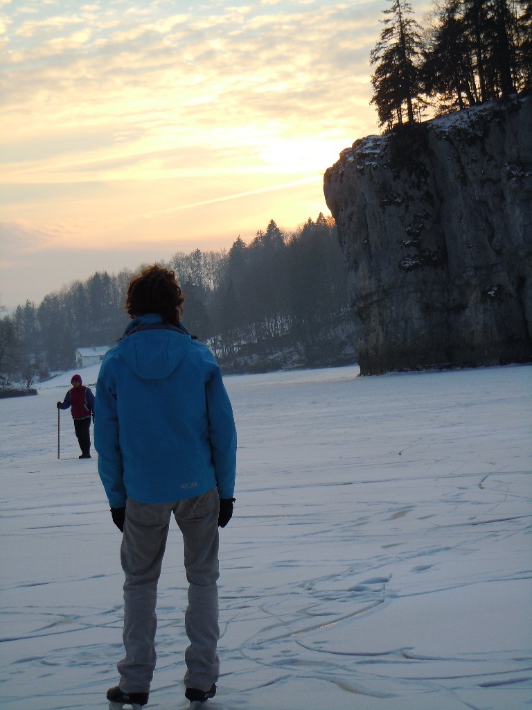 Couché de soleil sur le "Rocher de l'Echo"