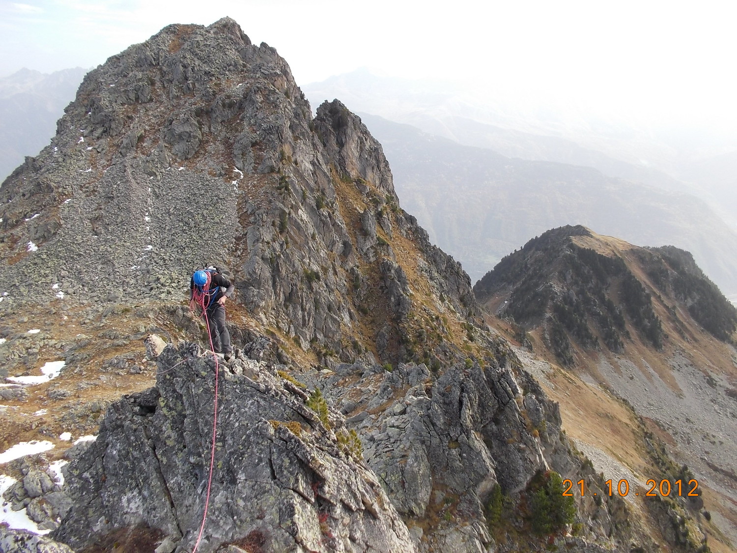 Sur la 1ère Dame (descente du Fort en second plan)