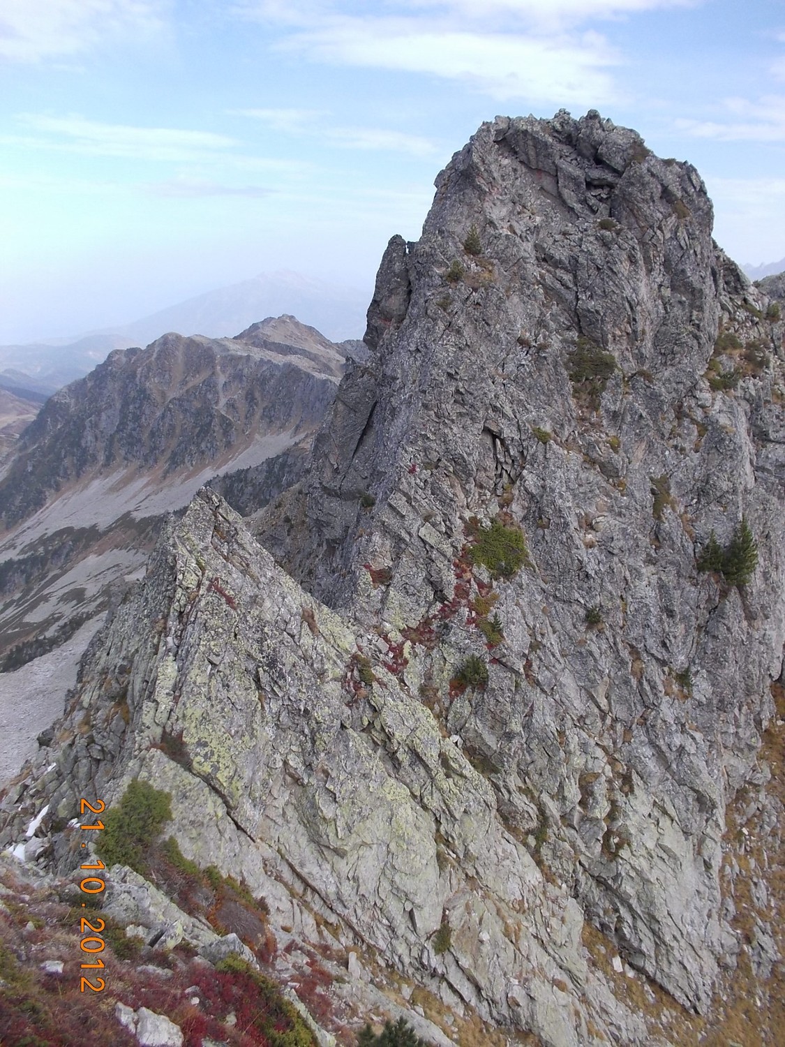 3ème Dame (vue sur la descente de la 2ème)