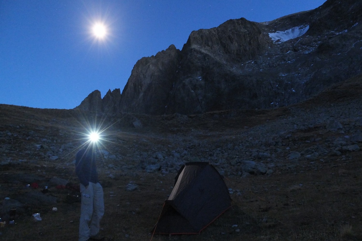 Bivouac au col du Vallon