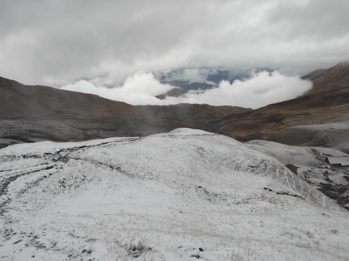 Première neige avant la tepête du lendemain