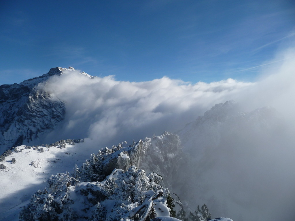 le nuage qui nous a empếché de voir le lac durant toute la journée...