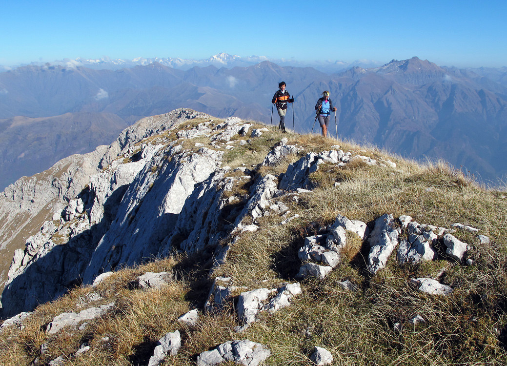 arrivo in vetta al Grignone...