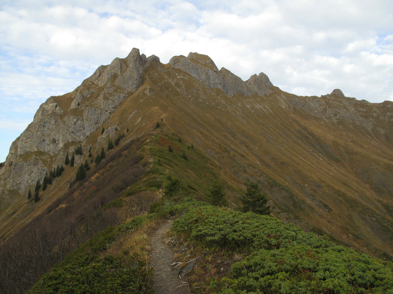 A la Tête de Charseuvre, en direction du Roc d'Enfer