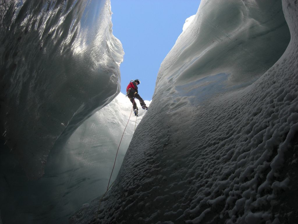 Descente du premier puits