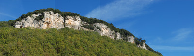 panorama de la falaise du céou