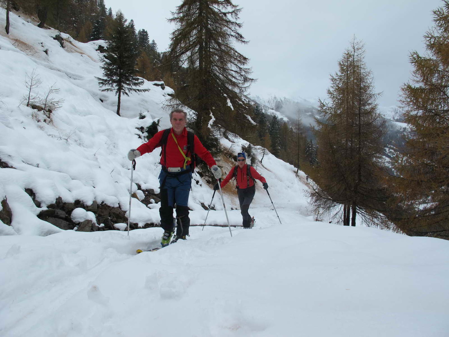 poco sotto l'arrivo della seggiovia