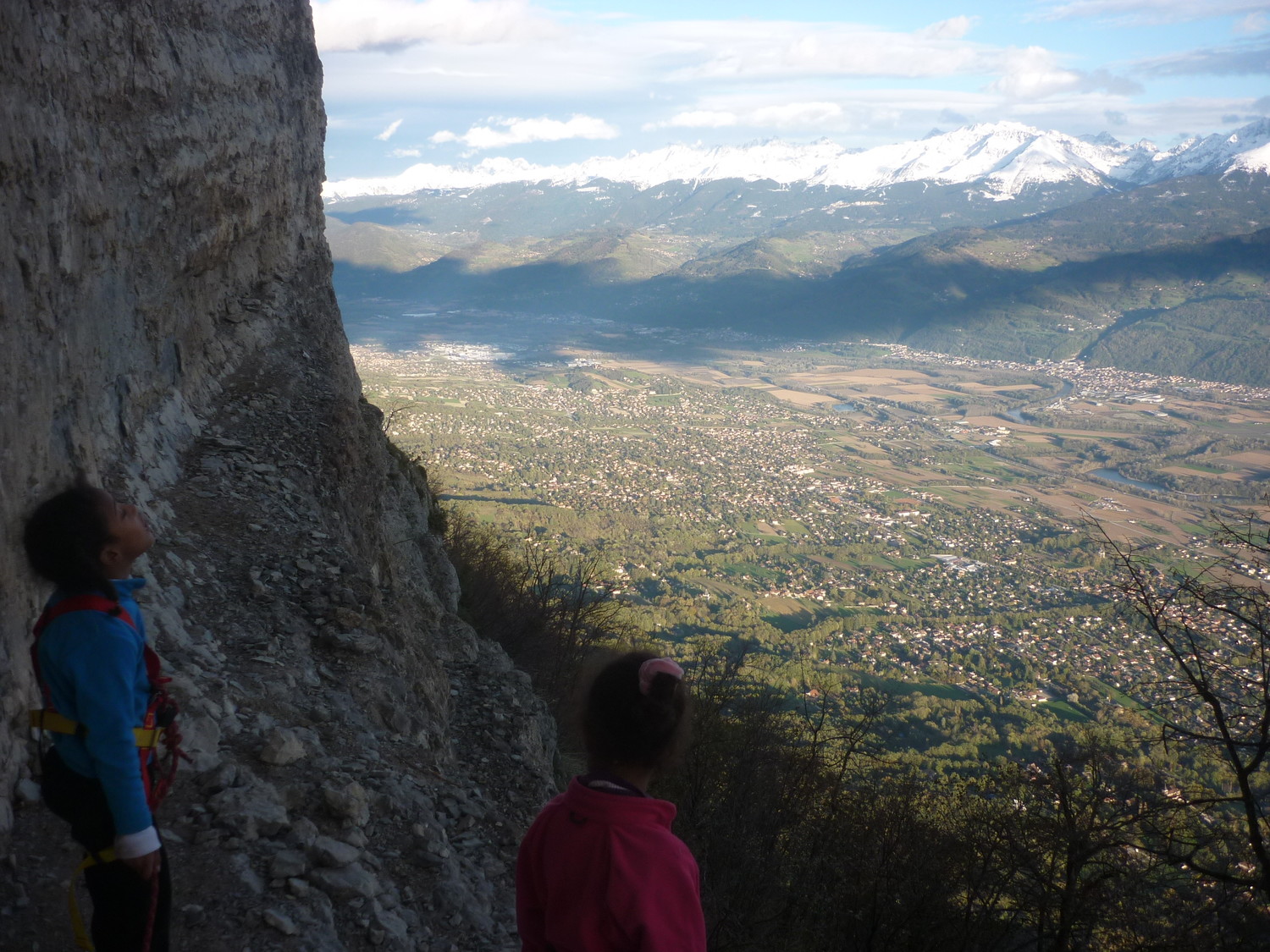 Montagne avec vue sur les villas