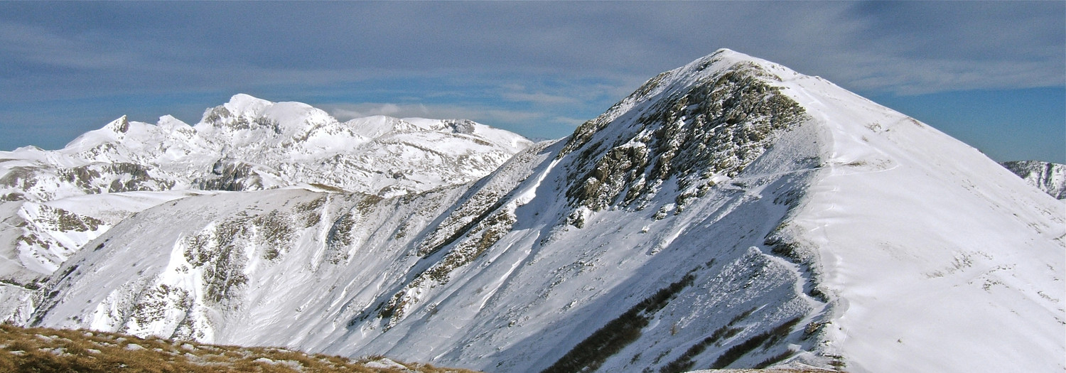 Cime du Bec et à gauche Marguareis.