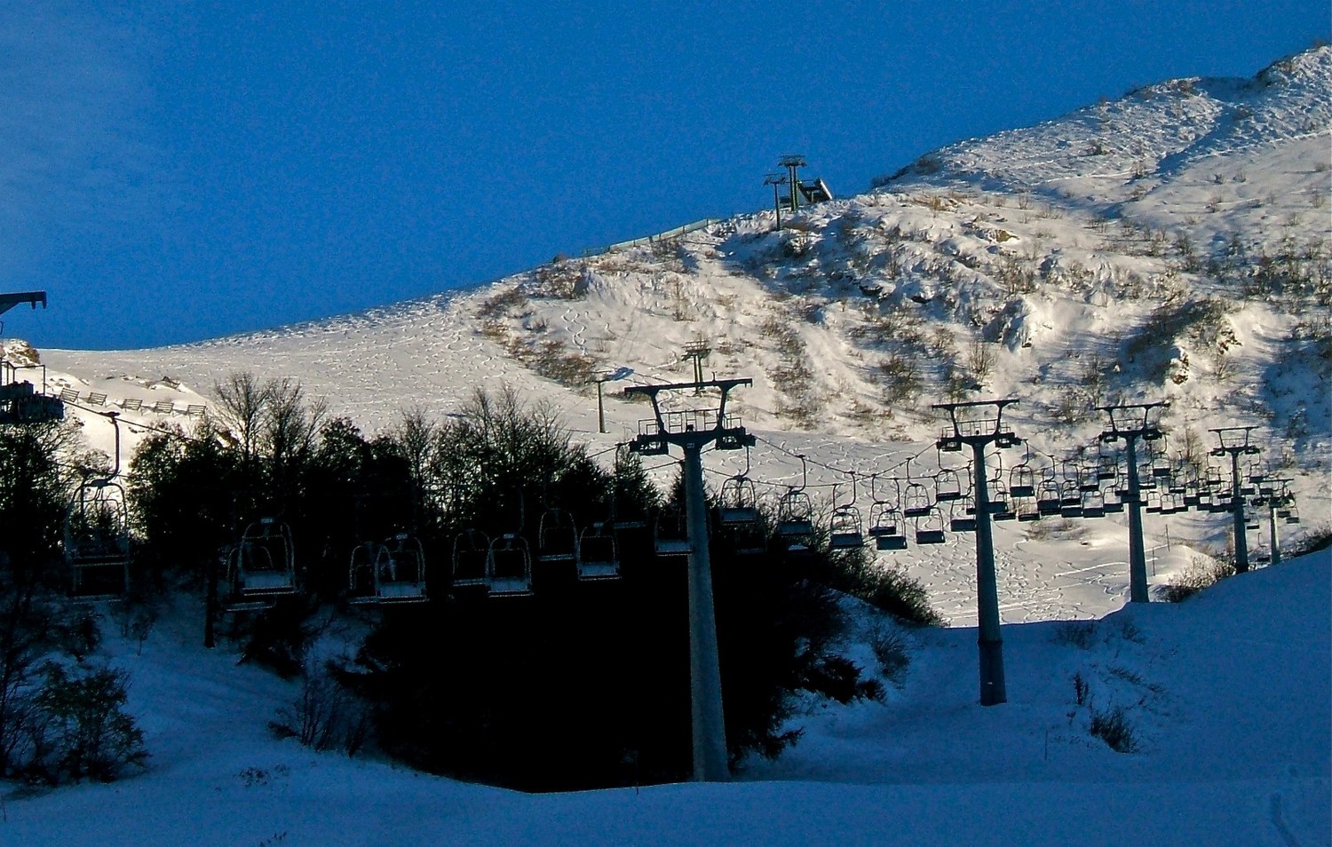 Les pistes, vers le M Alpetta, sont super tracées.