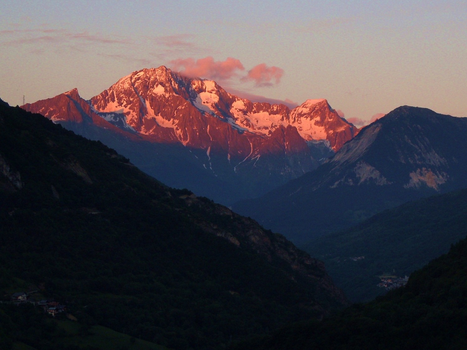 Le Grand Bec au coucher du soleil