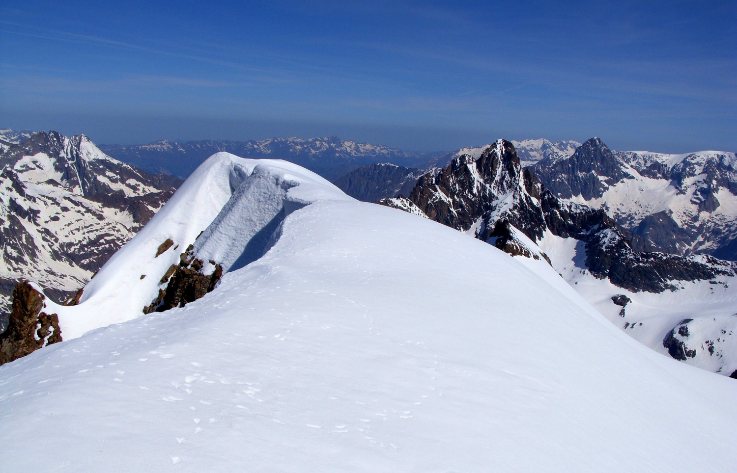 La belle arête sommitale