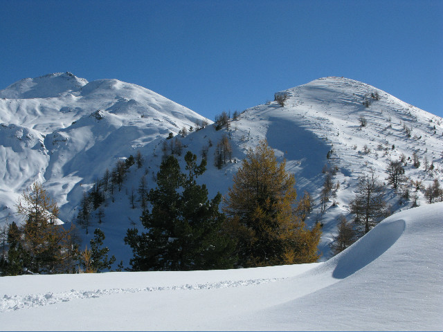 Clot e Morefreddo dall'arrivo della seggiovia