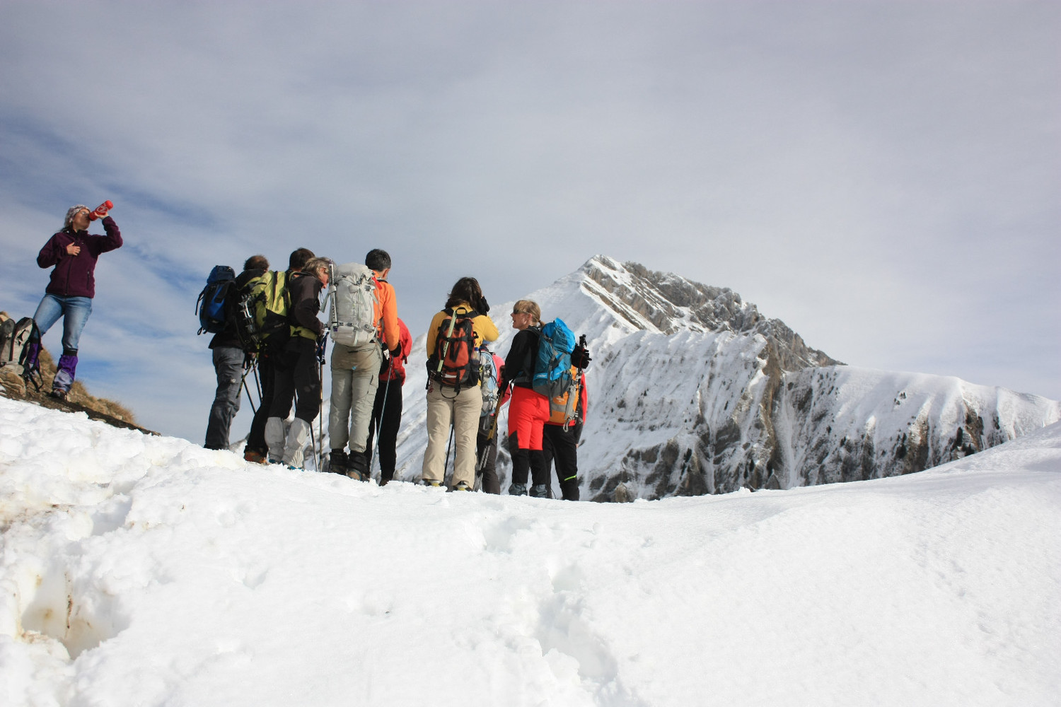 Au dessus du Lac de Lessy