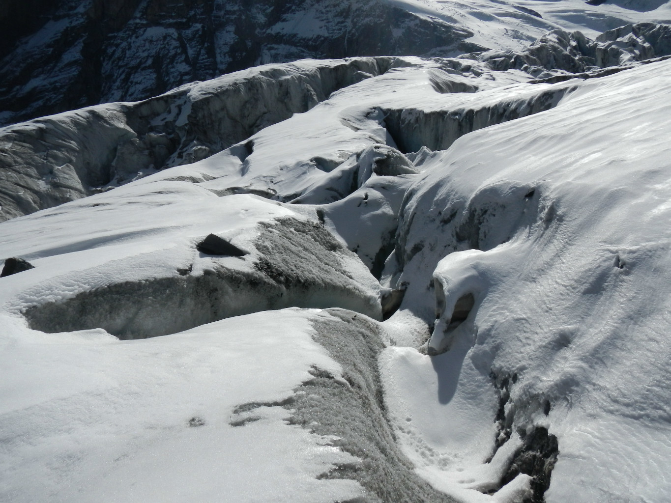 Crevasses...