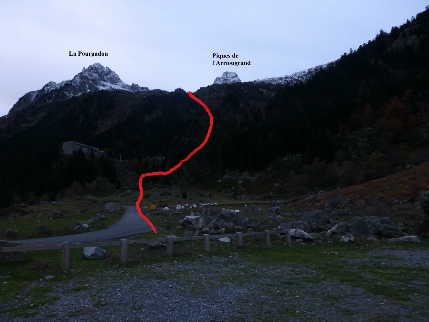 Départ du parking du Plaa d'Aste
