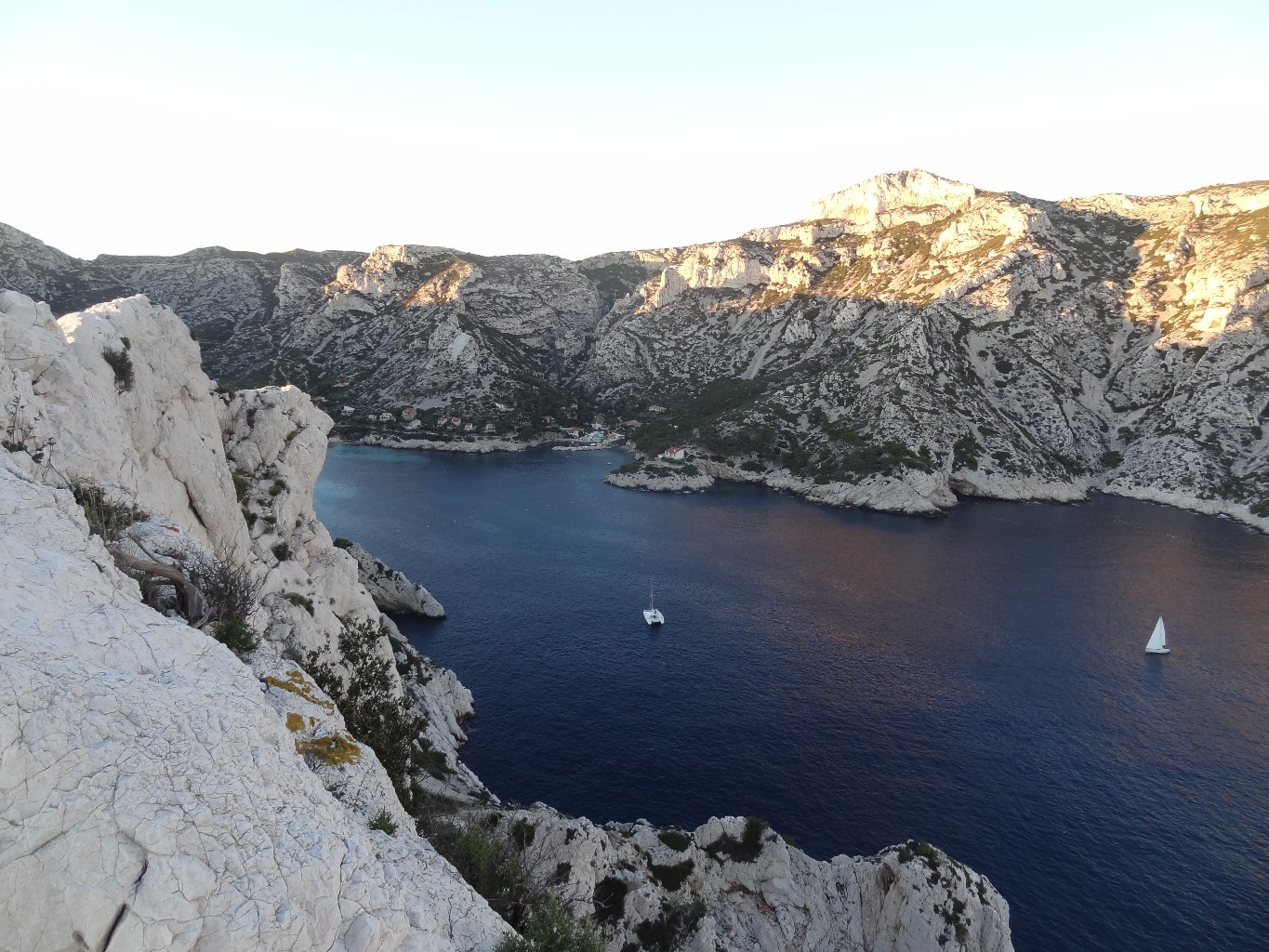 vue sur la calanques de Sormiou