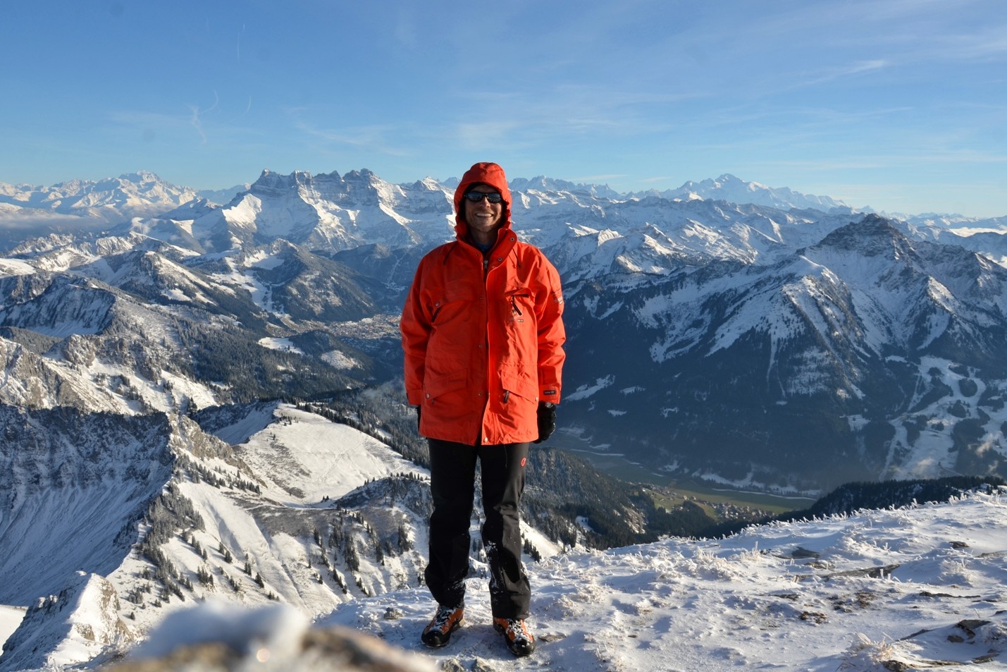 antoineb sommet Cornettes, Dents du Midi, Mont-Blanc