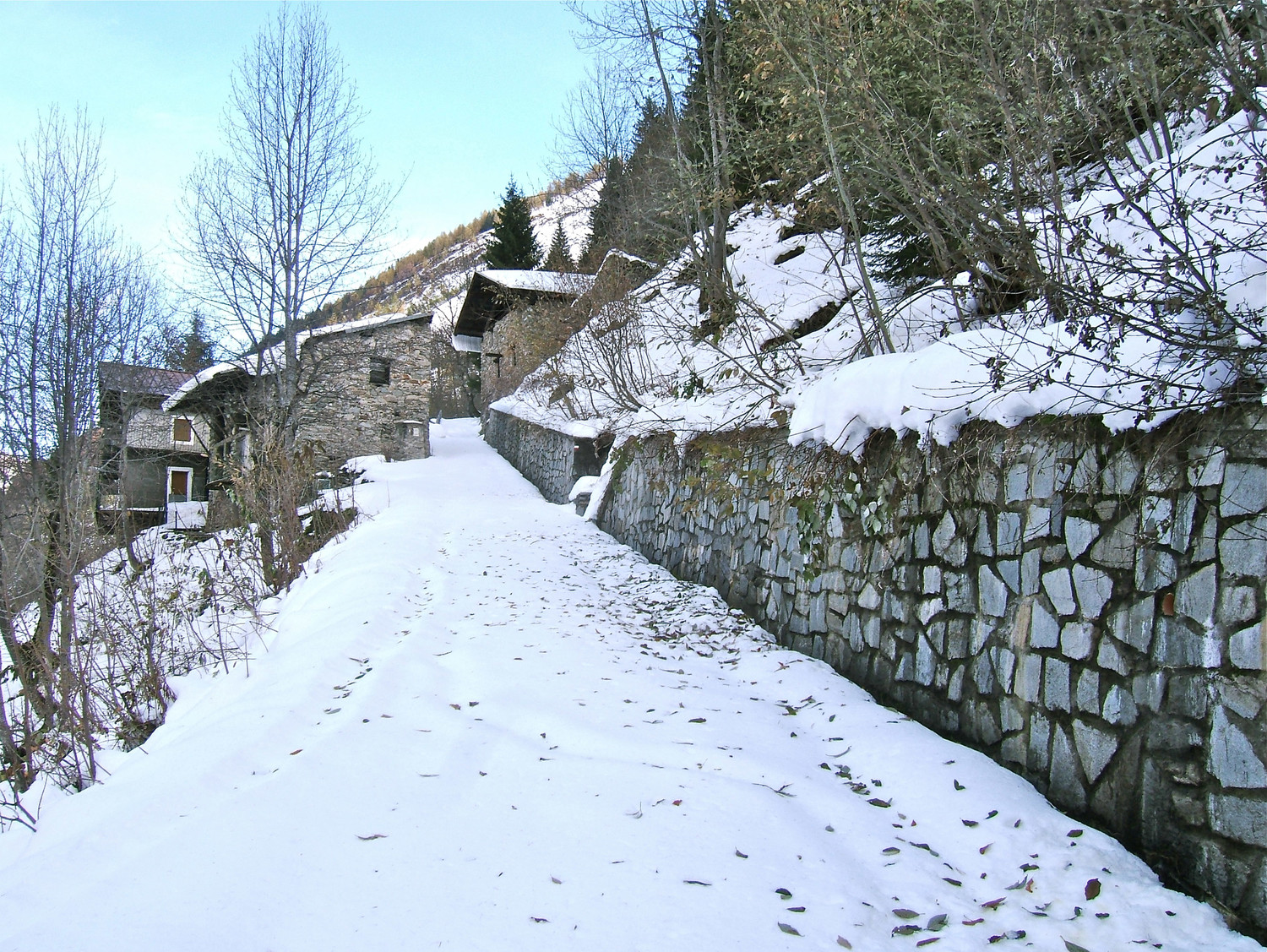 Callieri, le traverser.