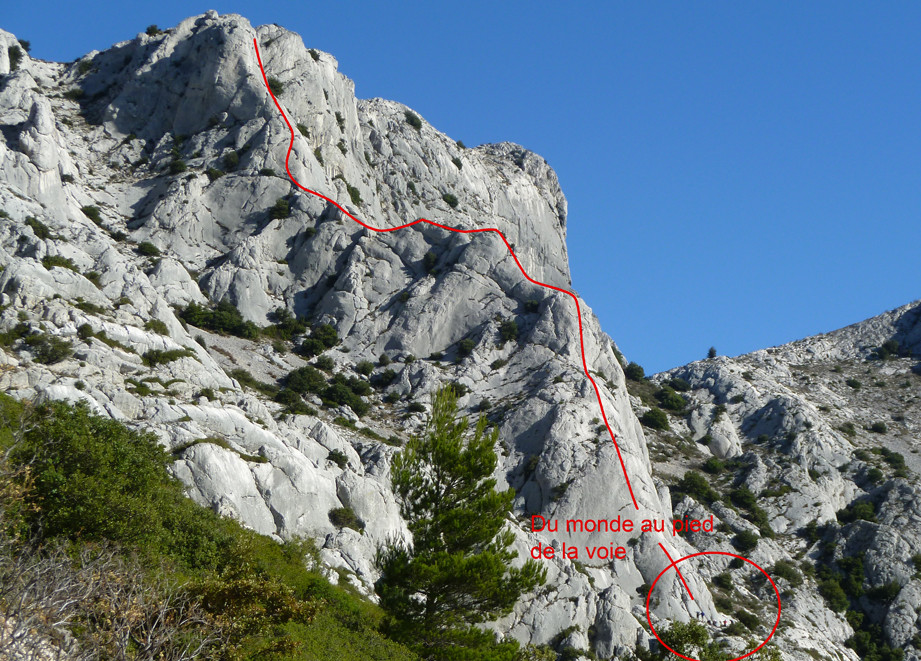 Vue de l'arête du Pas de la Torque