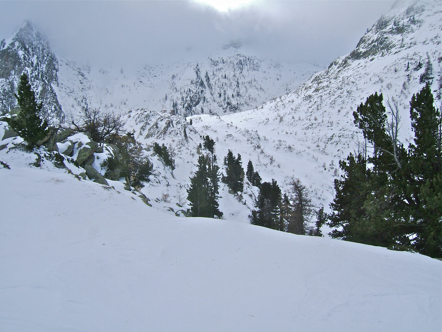 Passo Sommetta vue du sommet.
