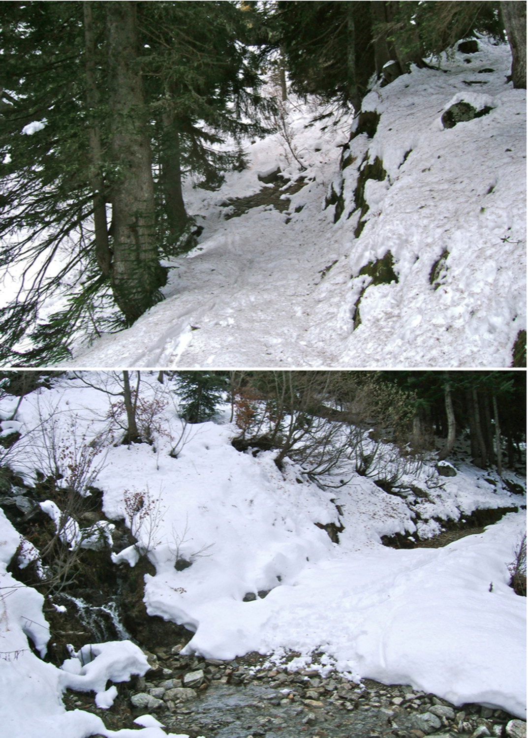 Vers 1750m.