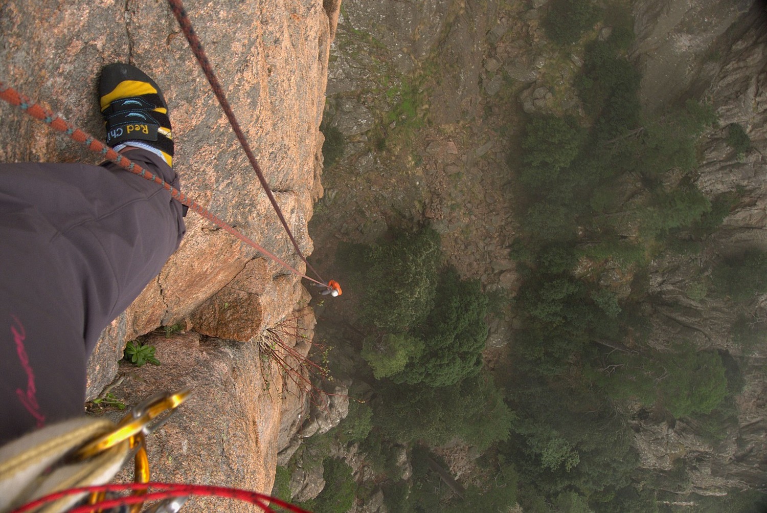 Rappel dans L1 à la descente