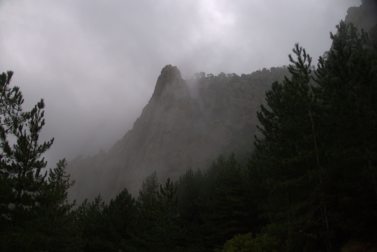 La pointe avec les conditions du jour