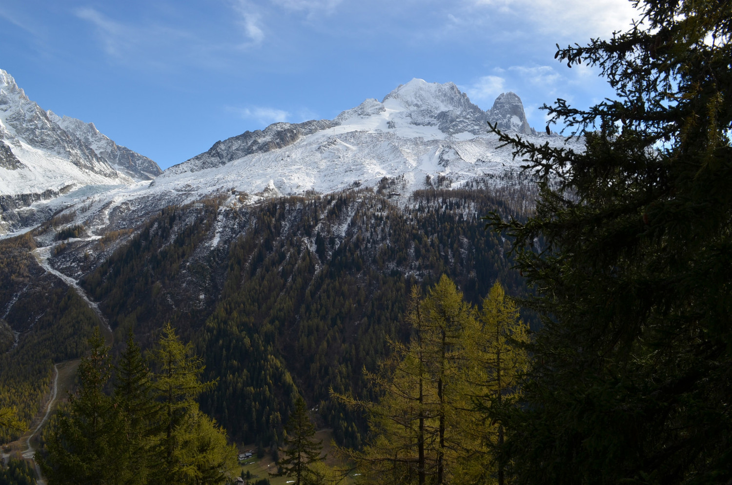 Lac Blanc - l'Aiguille Verte et les Drus