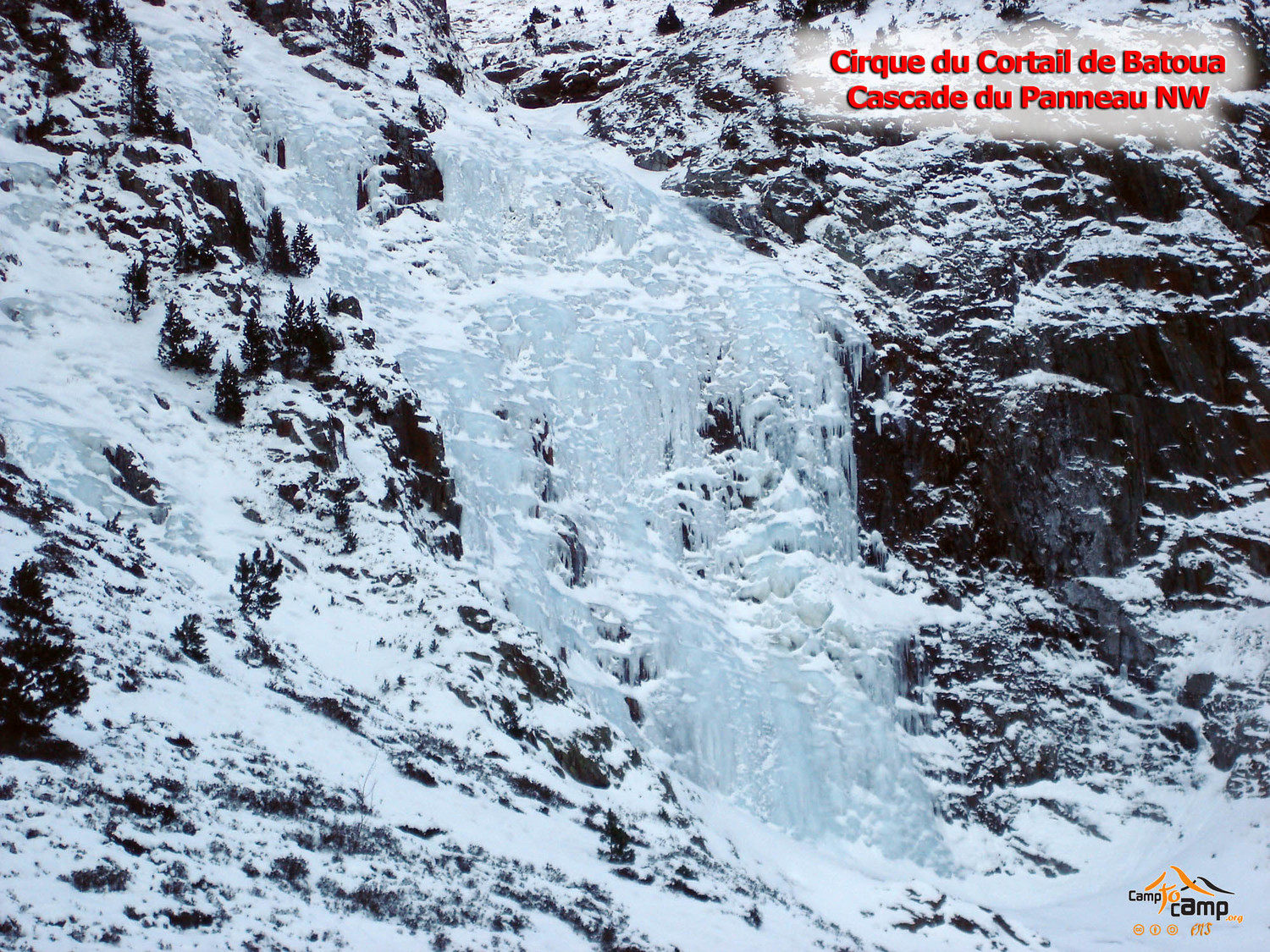 Cirque du Cortail de Batoua - Cascade du Panneau NW