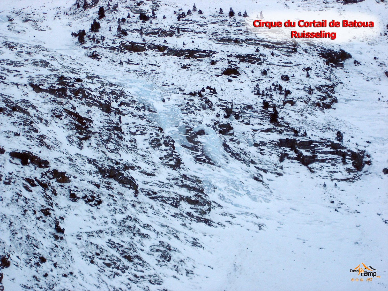 Cirque du Cortail de Batoua - Ruisseling NE