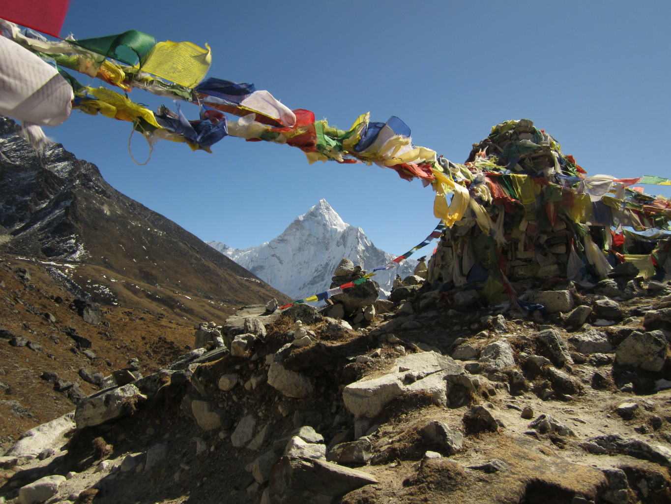 Ama Dablam depuis le Lobuche Pass
