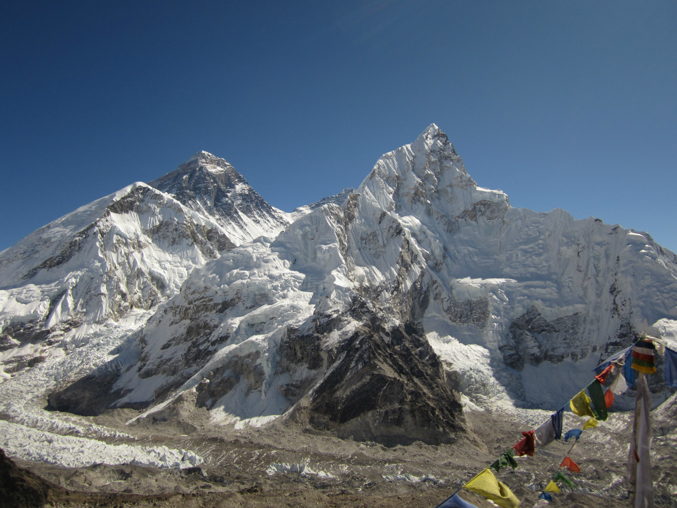 Everest et Nuptse depuis Kala Pattar