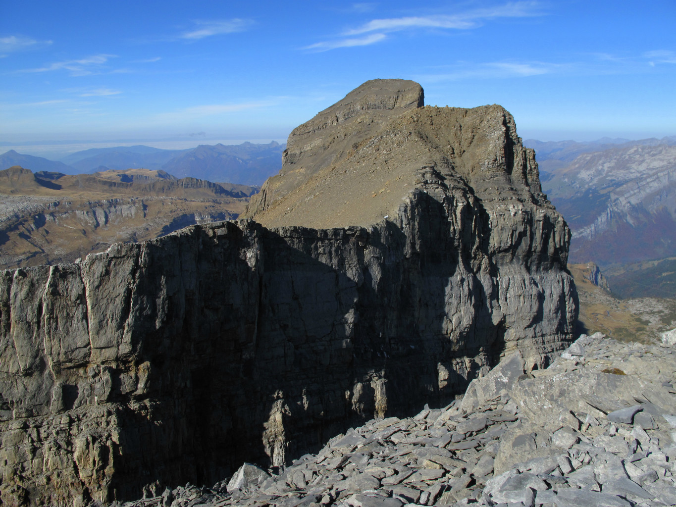 Le parcours du jour, de la Tête à l'Ane à la Pointe d'Anterne