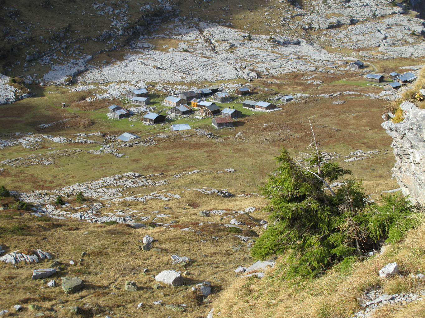 Retour aux chalets de Sales