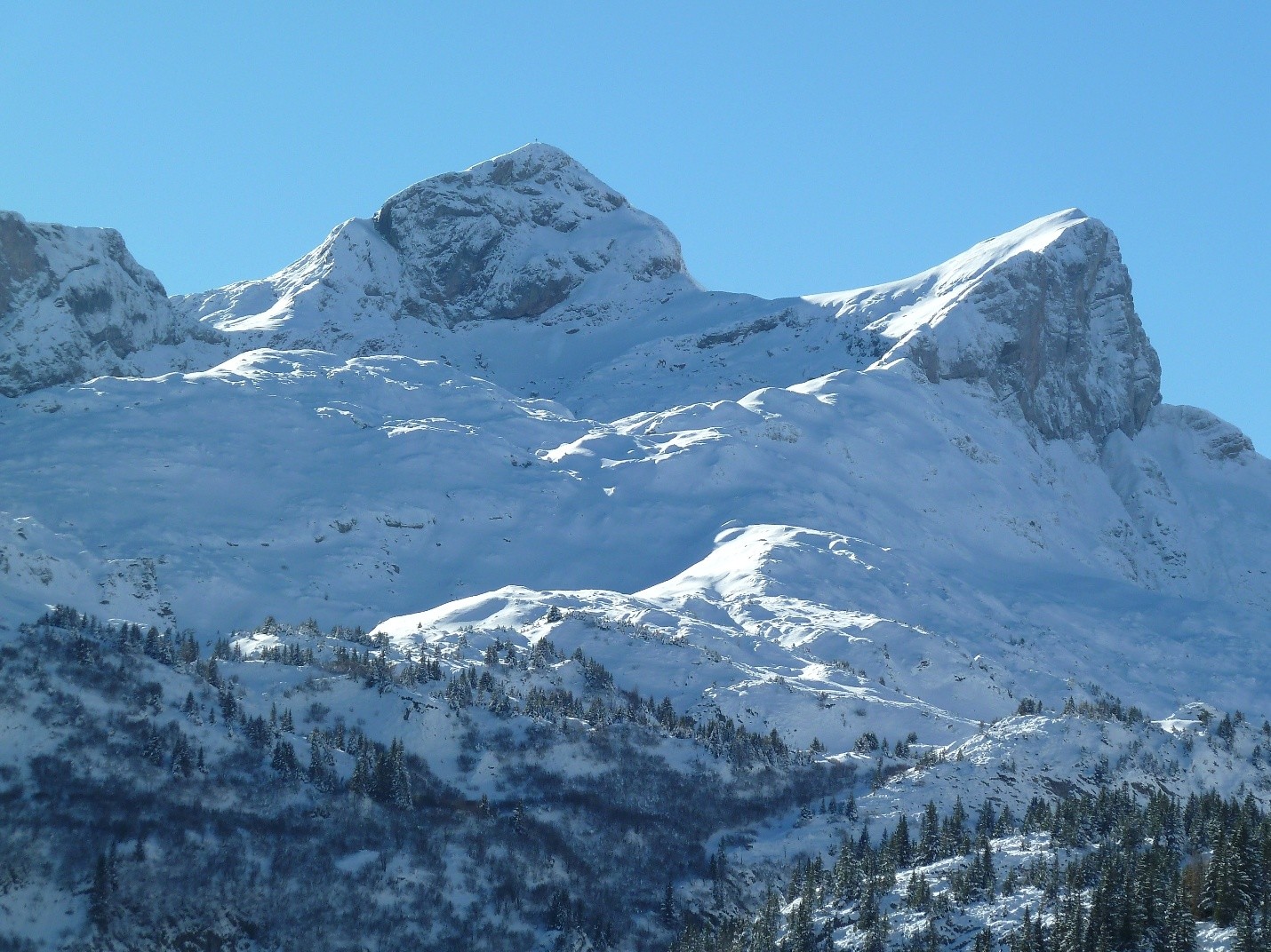 Cornettes de Bise 2432m et Tête de Lanchenaire