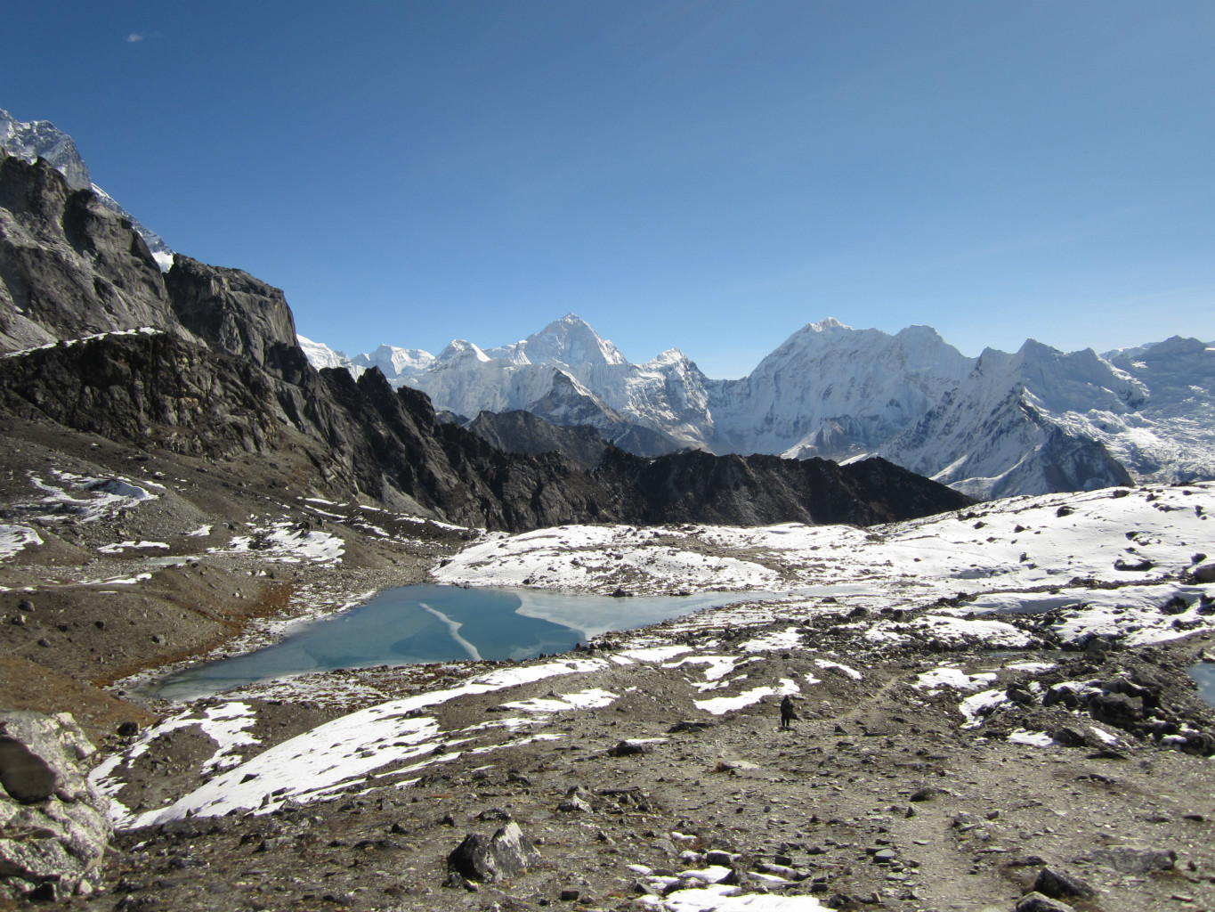 Vue vers le Makalu et ses satelites