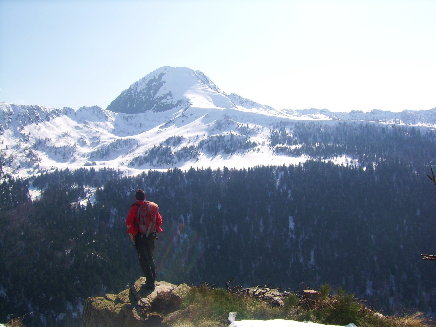 Face à la Dent d'Orlu