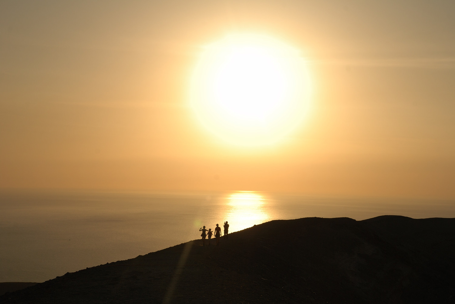 Sur le pourtour du Gran Cratere de Vulcano