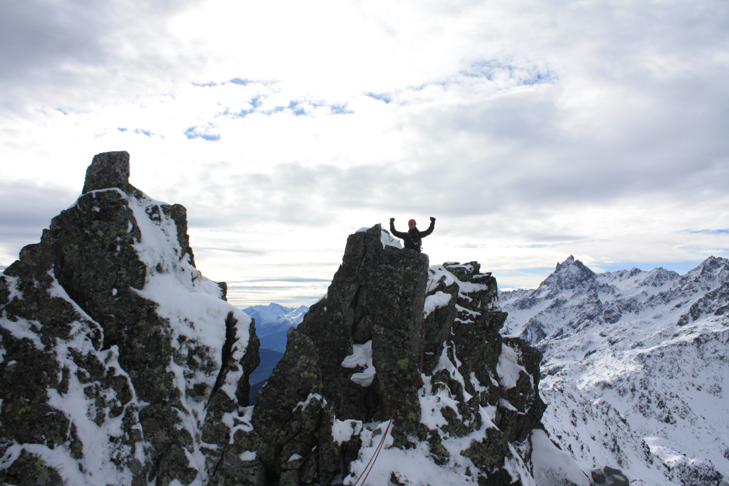 Martine sur l'arête