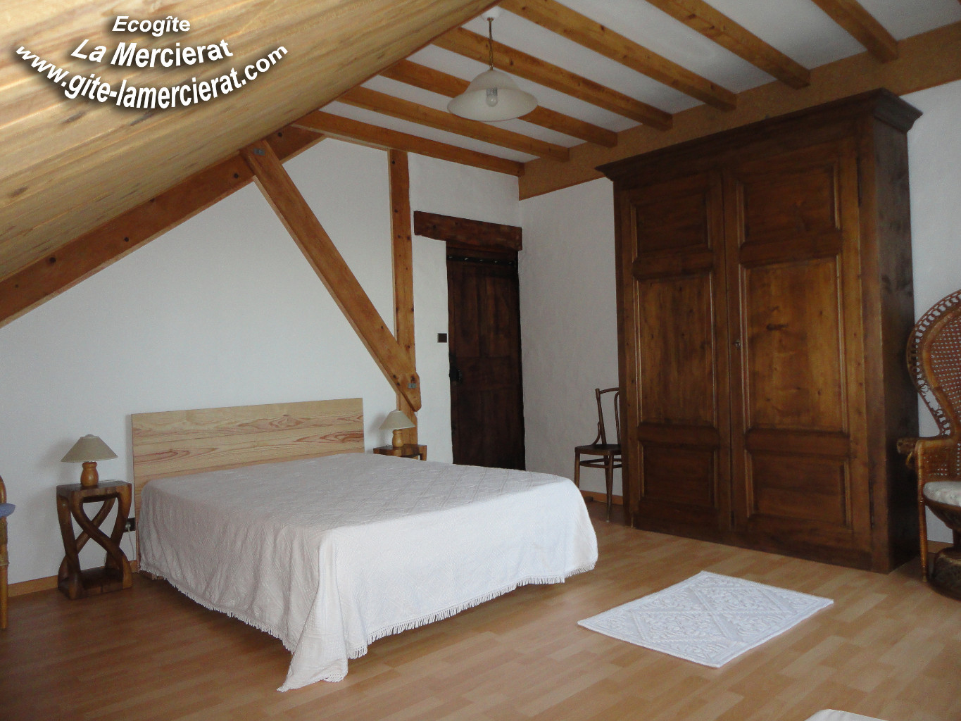 Chambre 1 du gîte La Mercierat