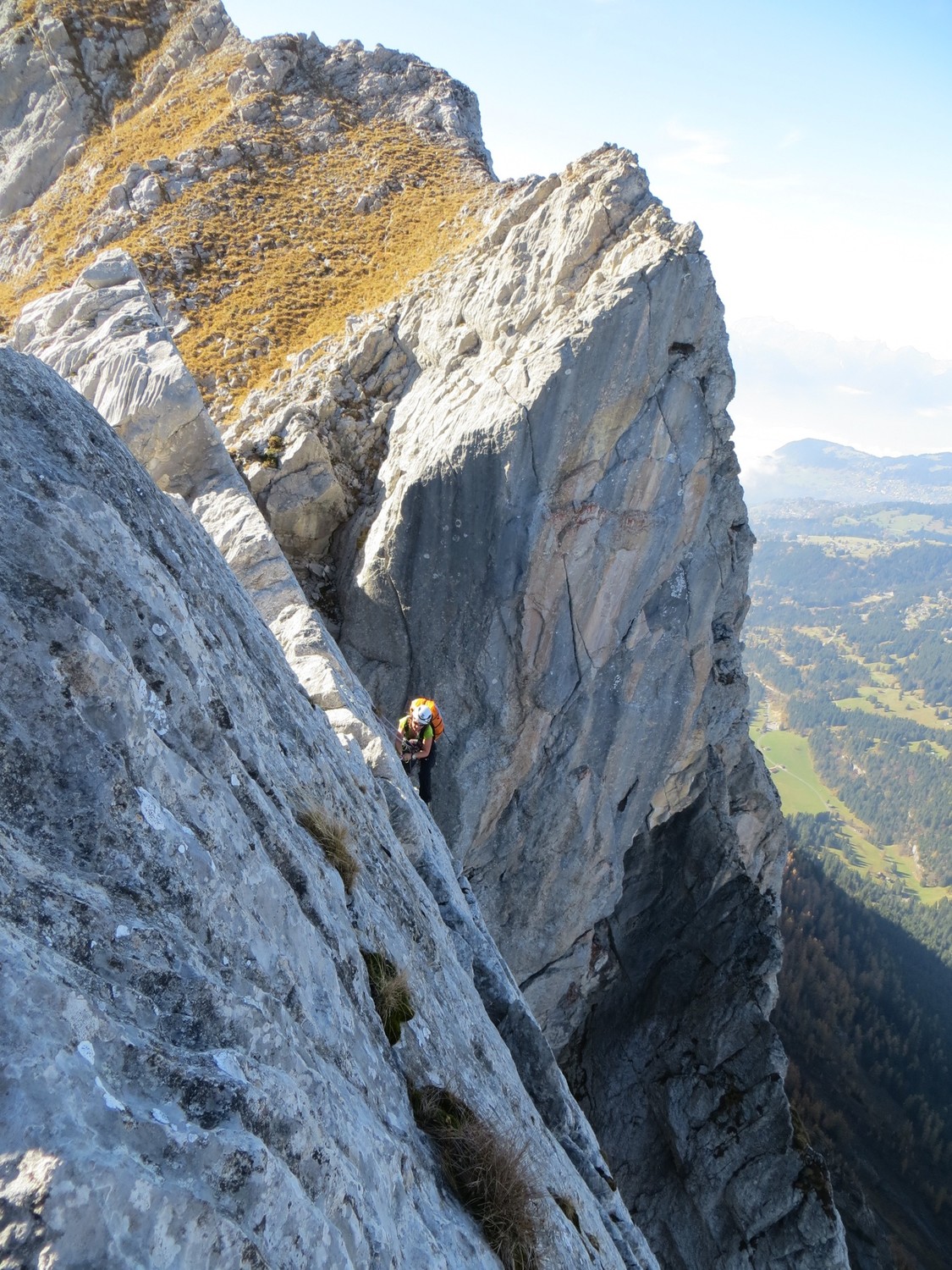 Traversée au dessus du Petit Miroir